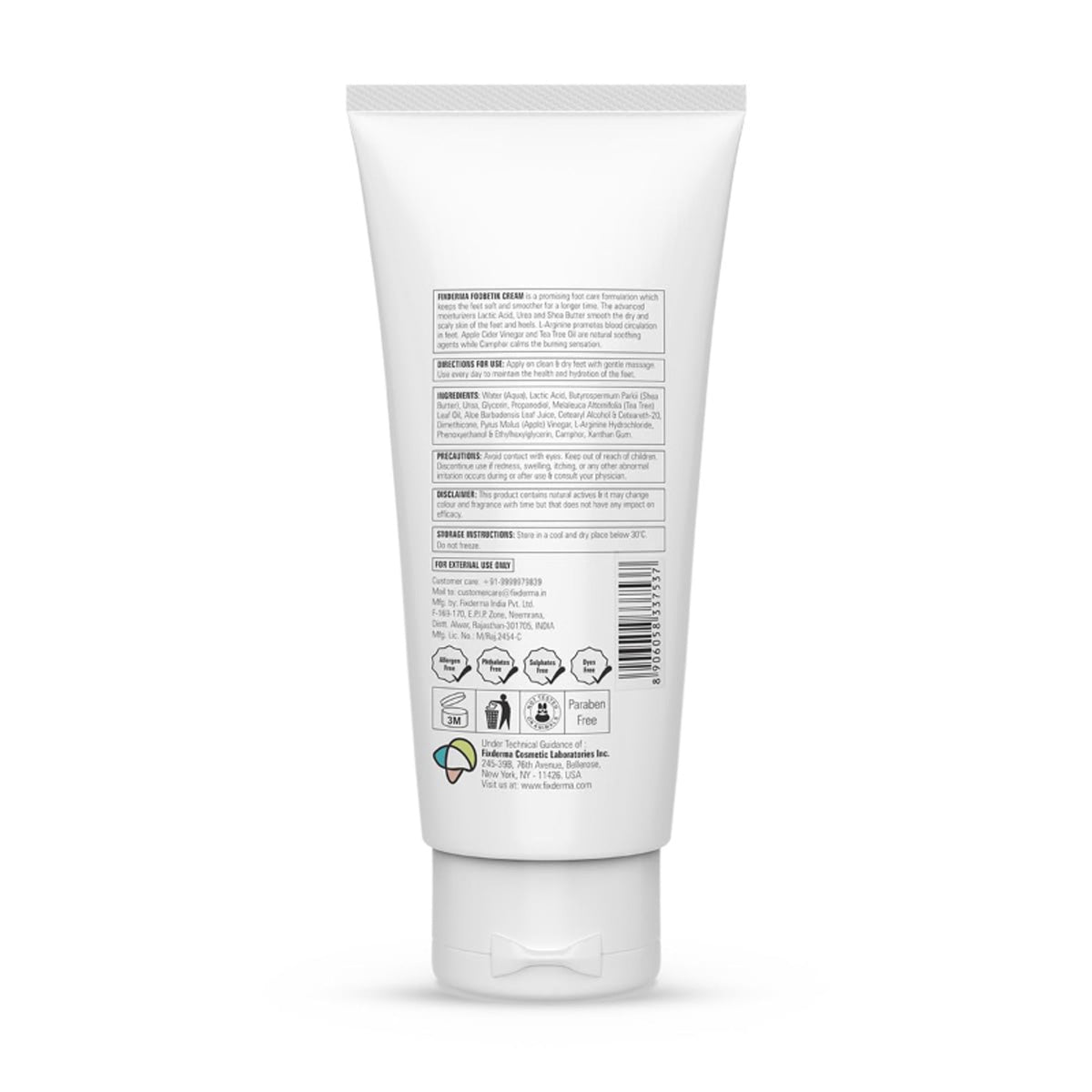 Fixderma Foobetik Foot Cream with Lactic Acid & Shea Butter for Cracked Heels & Rough Feet