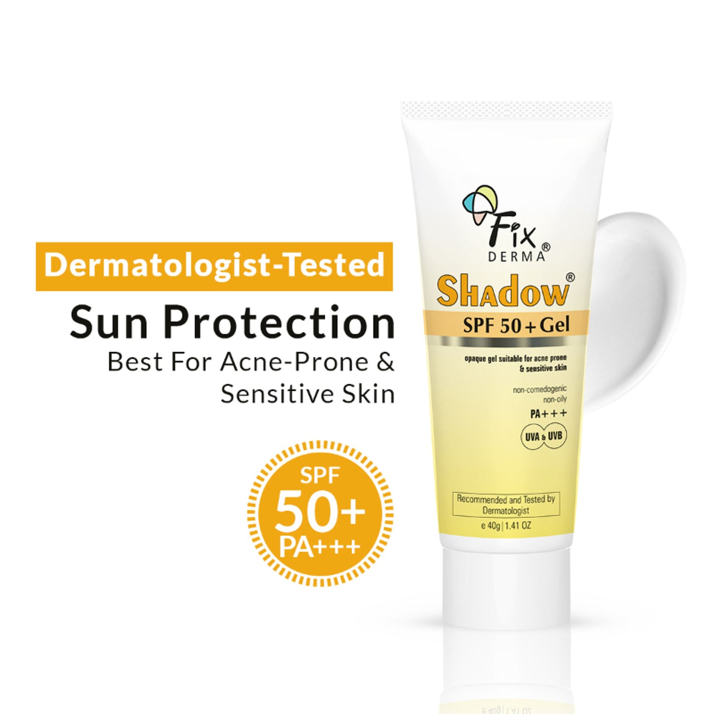 Fixderma Shadow Sunscreen SPF 50+ Gel For Oily Skin