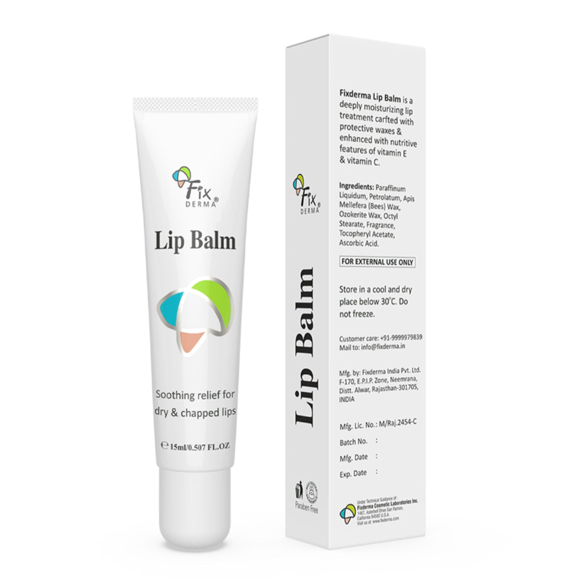 Fixderma Lip Balm For Dark And Winter Dry Lips