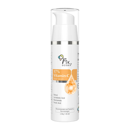 Fixderma 17% Vitamin C Face Serum With Retinol & Niacinamide