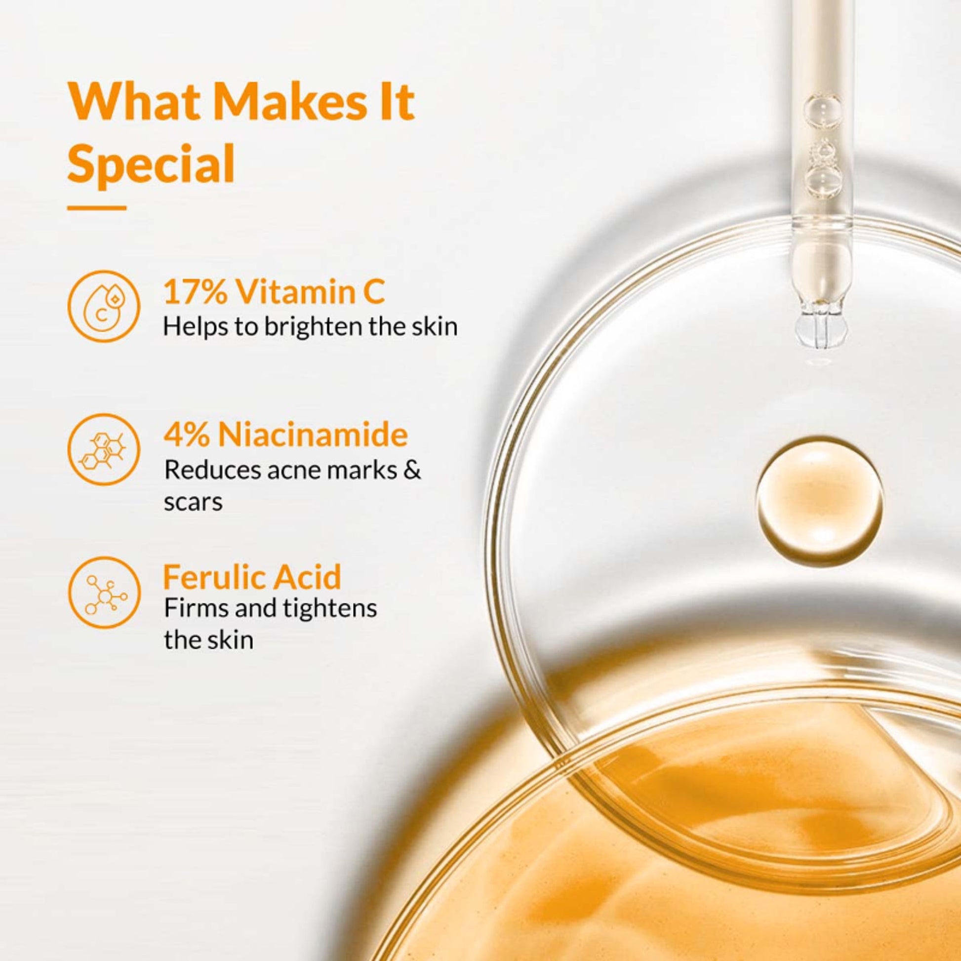 Fixderma 17% Vitamin C Face Serum With Retinol & Niacinamide