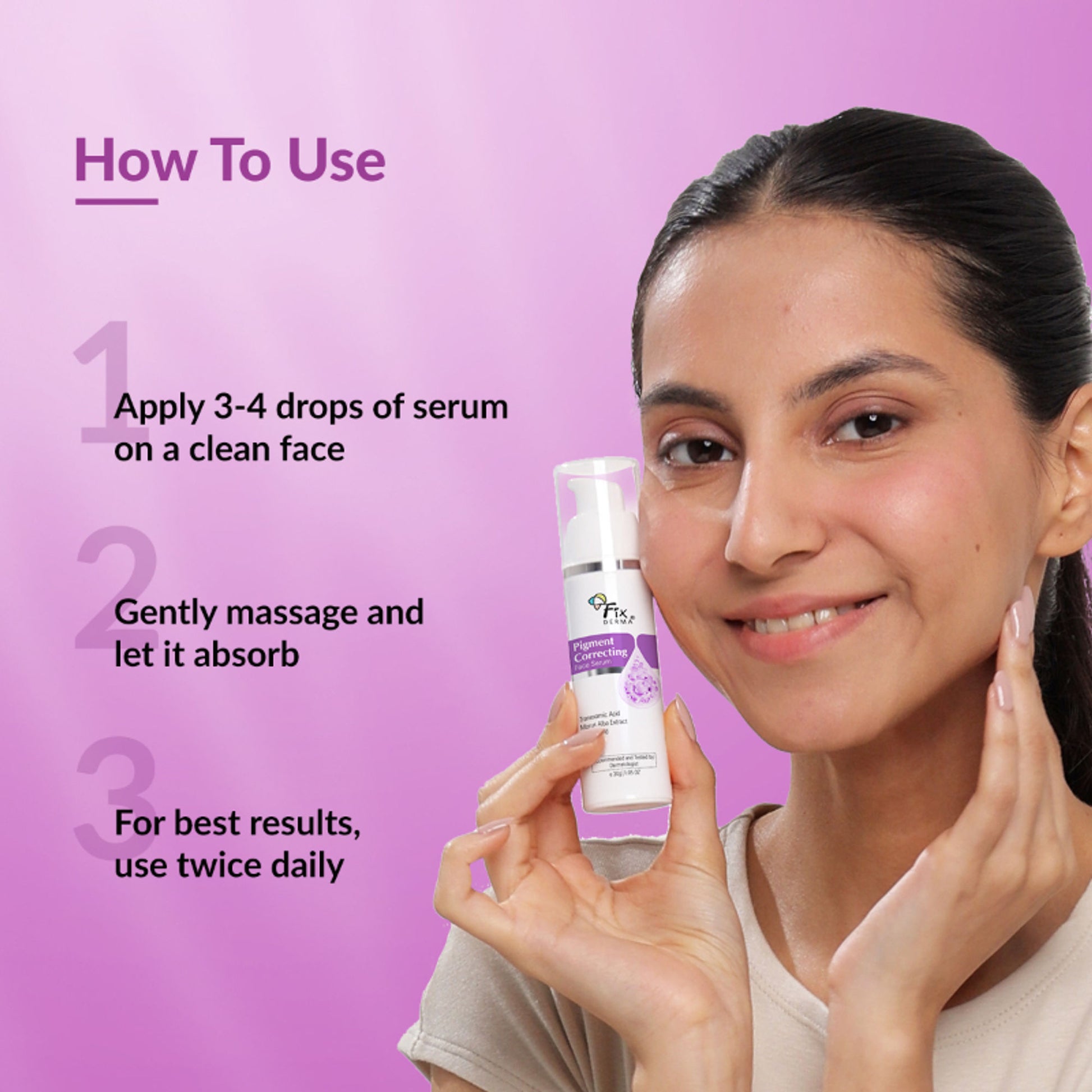 Fixderma Pigment Correcting Serum, 3% Tranexamic Acid Serum