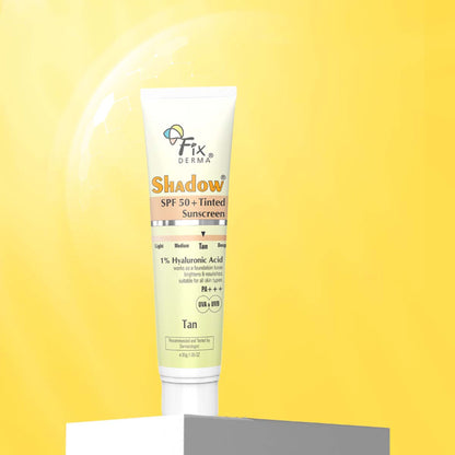 Fixderma Shadow Tinted Sunscreen Deep SPF 50 PA+++ Sunscreen - Tan
