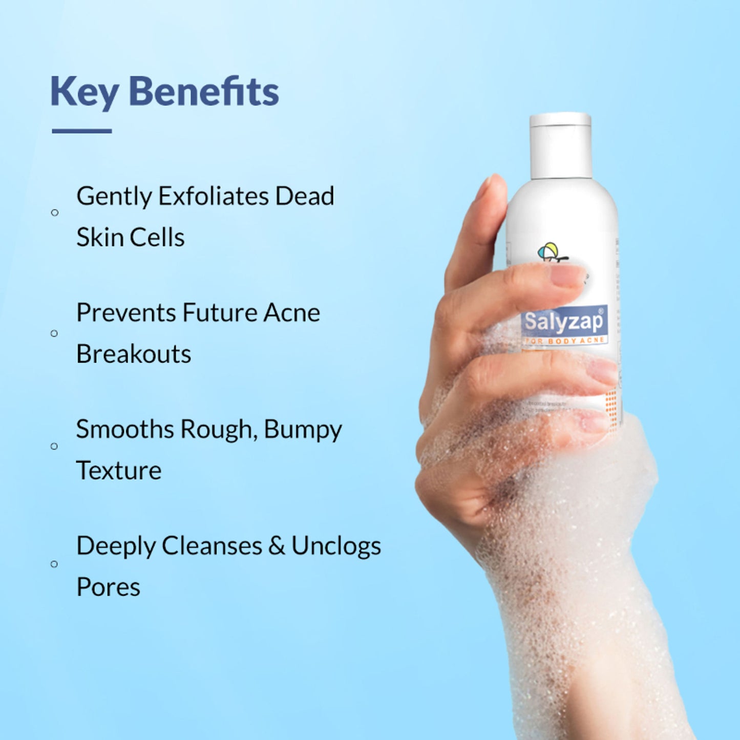 Fixderma Salyzap 2% Salicylic Acid Body Wash Acne Control Back Acne Body Wash for Women & Men