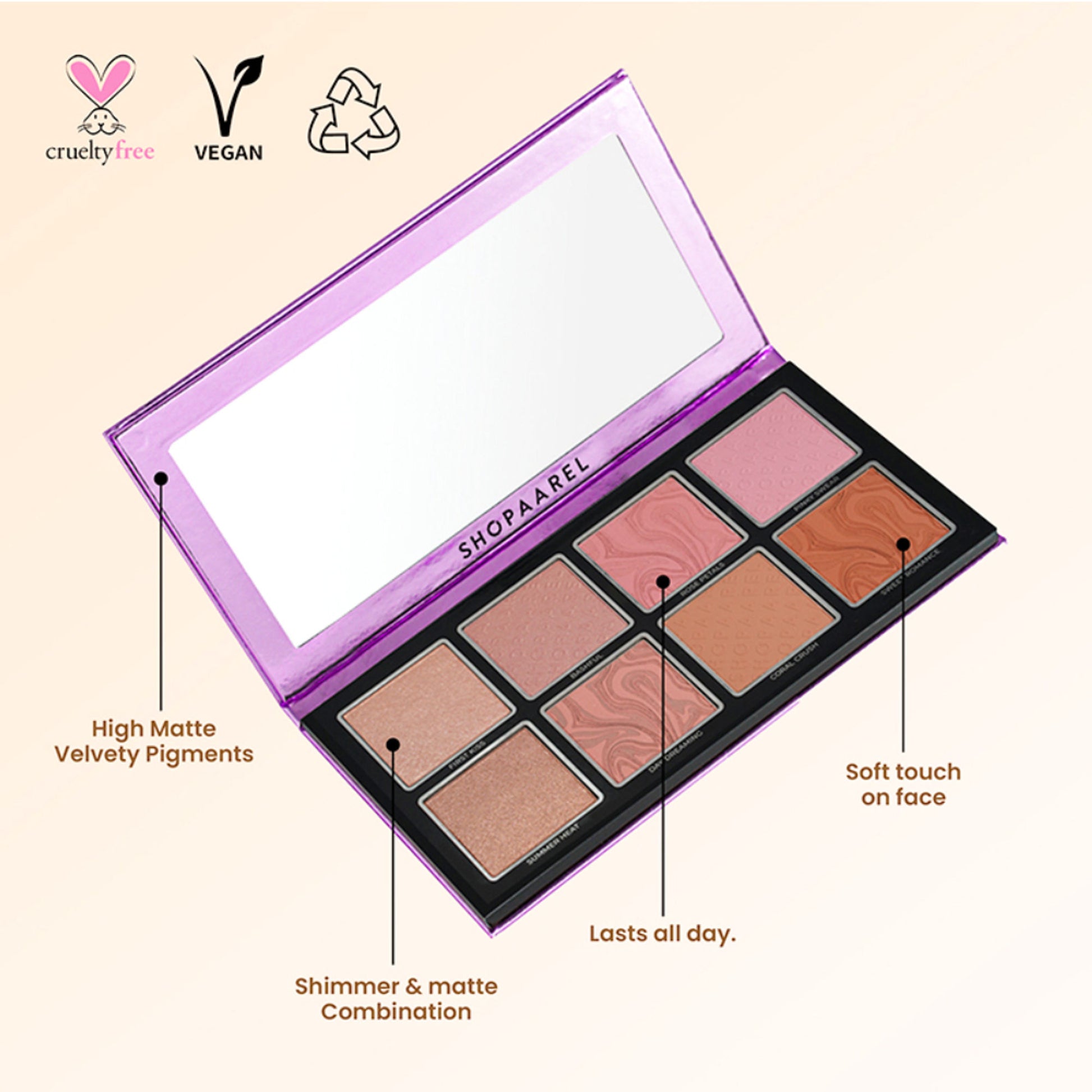 Shopaarel Big Bang Blusher Palette - 1