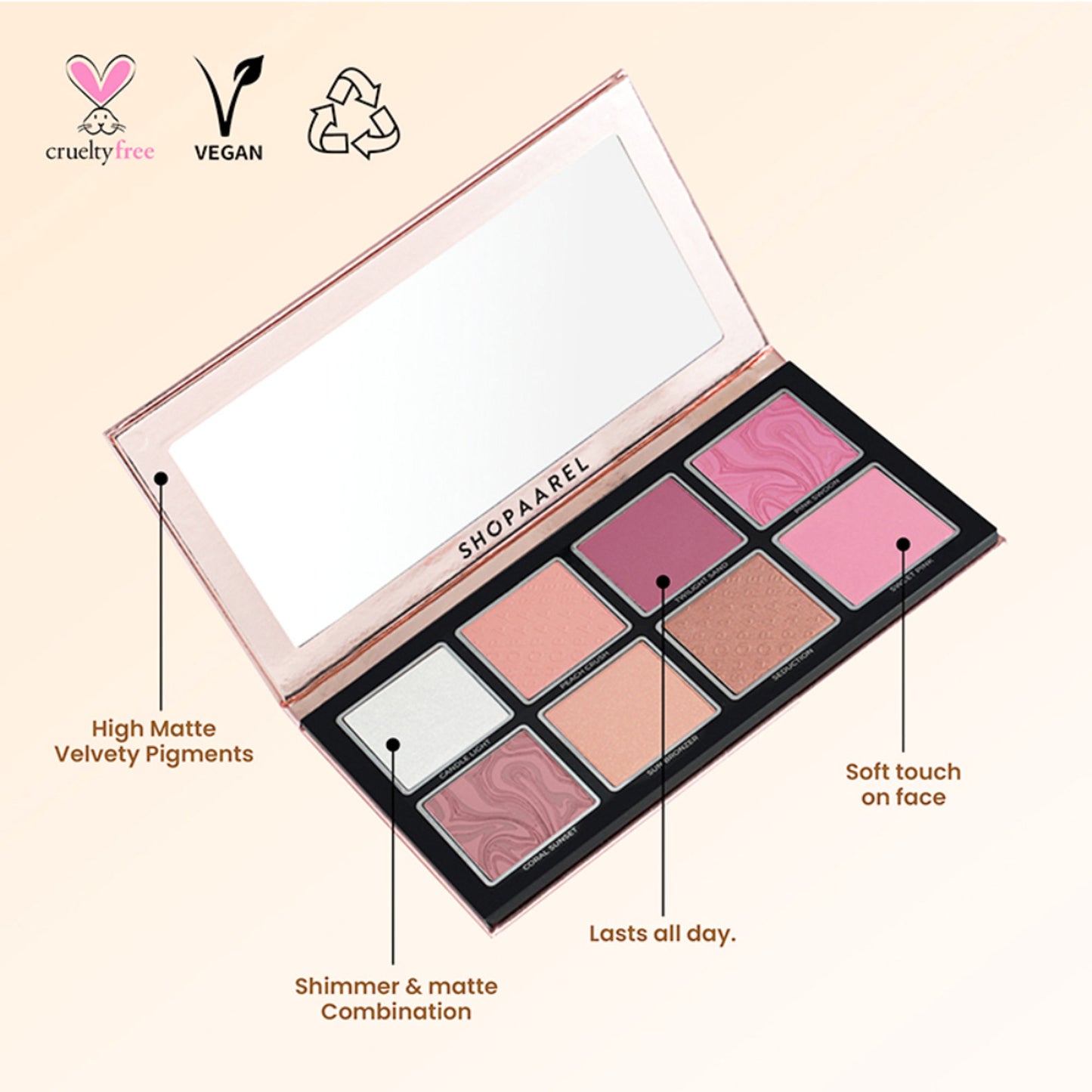 Shopaarel Big Bang Blusher Palette - 2