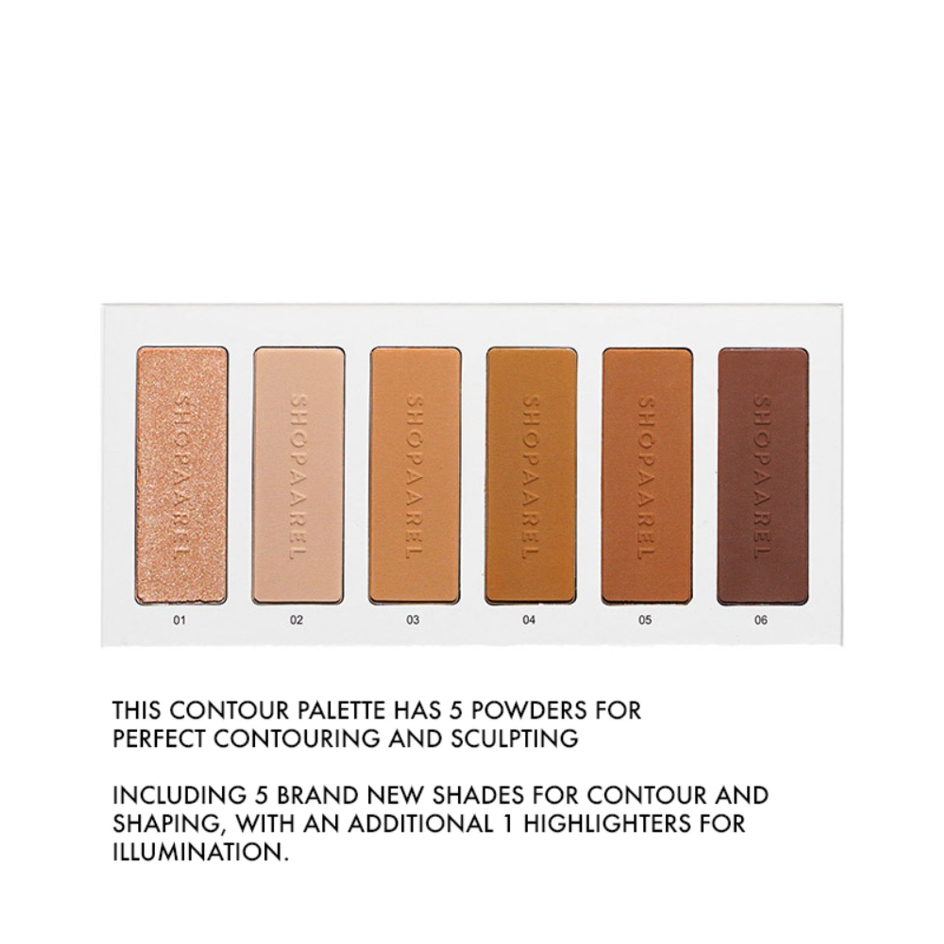 Shopaarel 2 in 1 Contour Palette