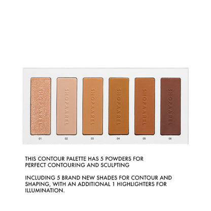 Shopaarel 2 in 1 Contour Palette