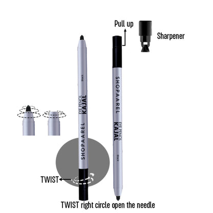 Shopaarel Eye Kajal Pencil - Black