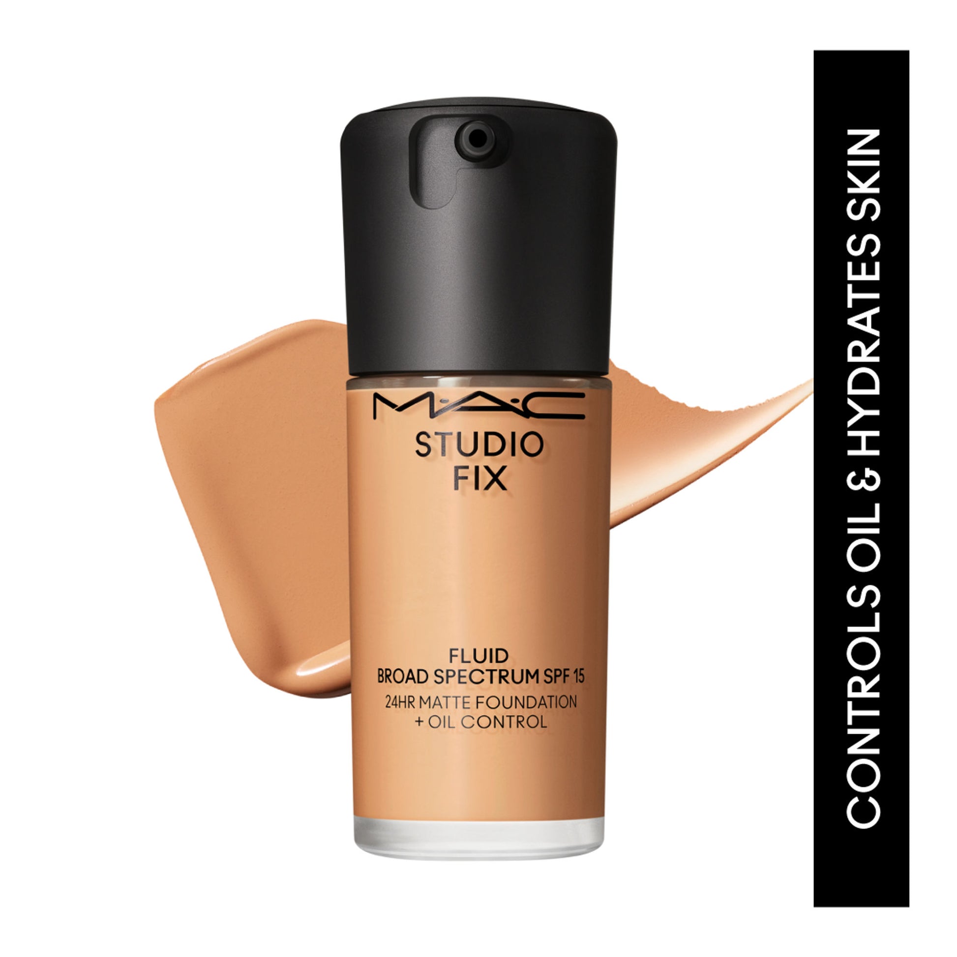 M.A.C Studio Fix Fluid SPF 15 Soft Matte Foundation With Hyaluronic Acid - NC 37