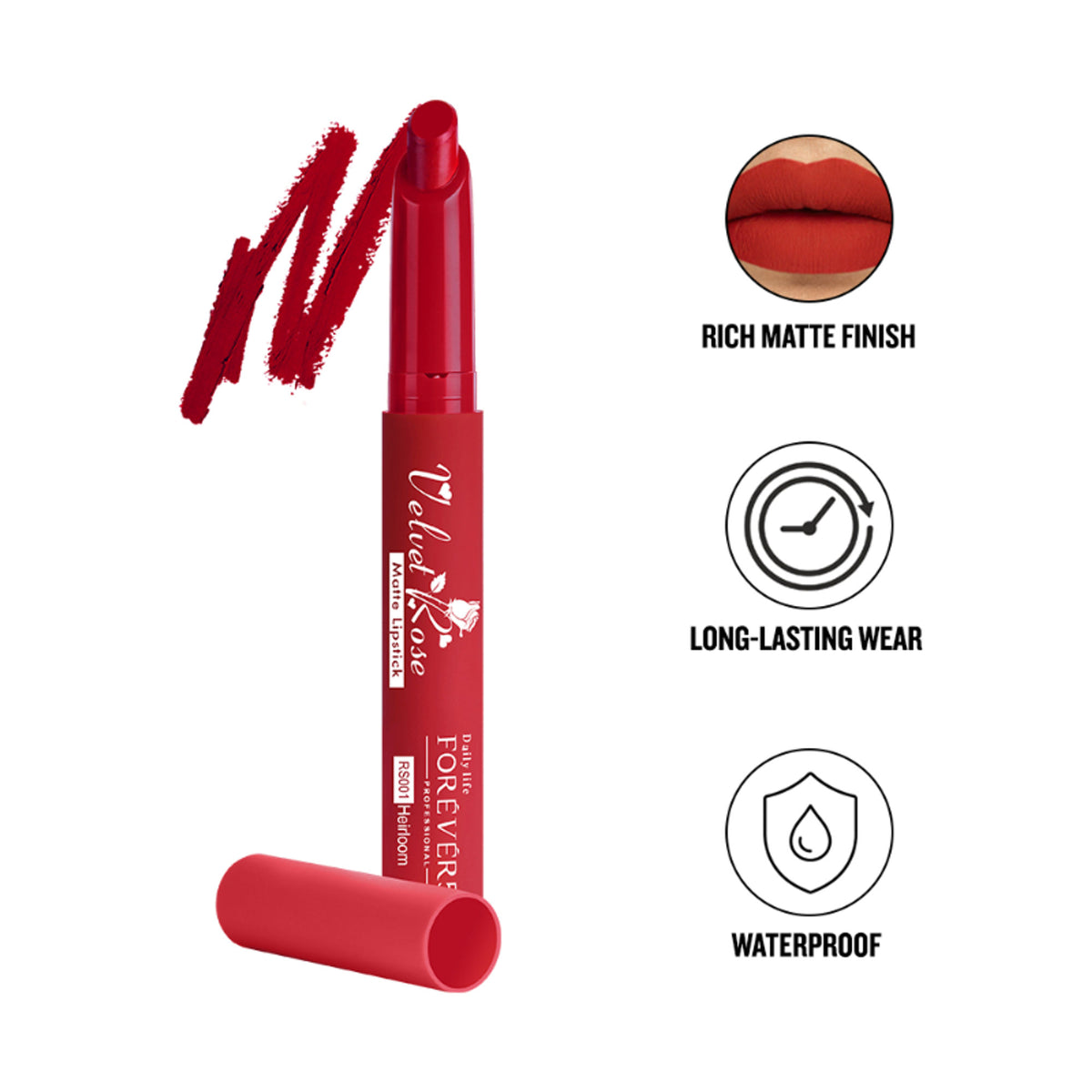 Daily Life Forever52 Velvet Rose Matte Lipstick - RS001 Heirloom
