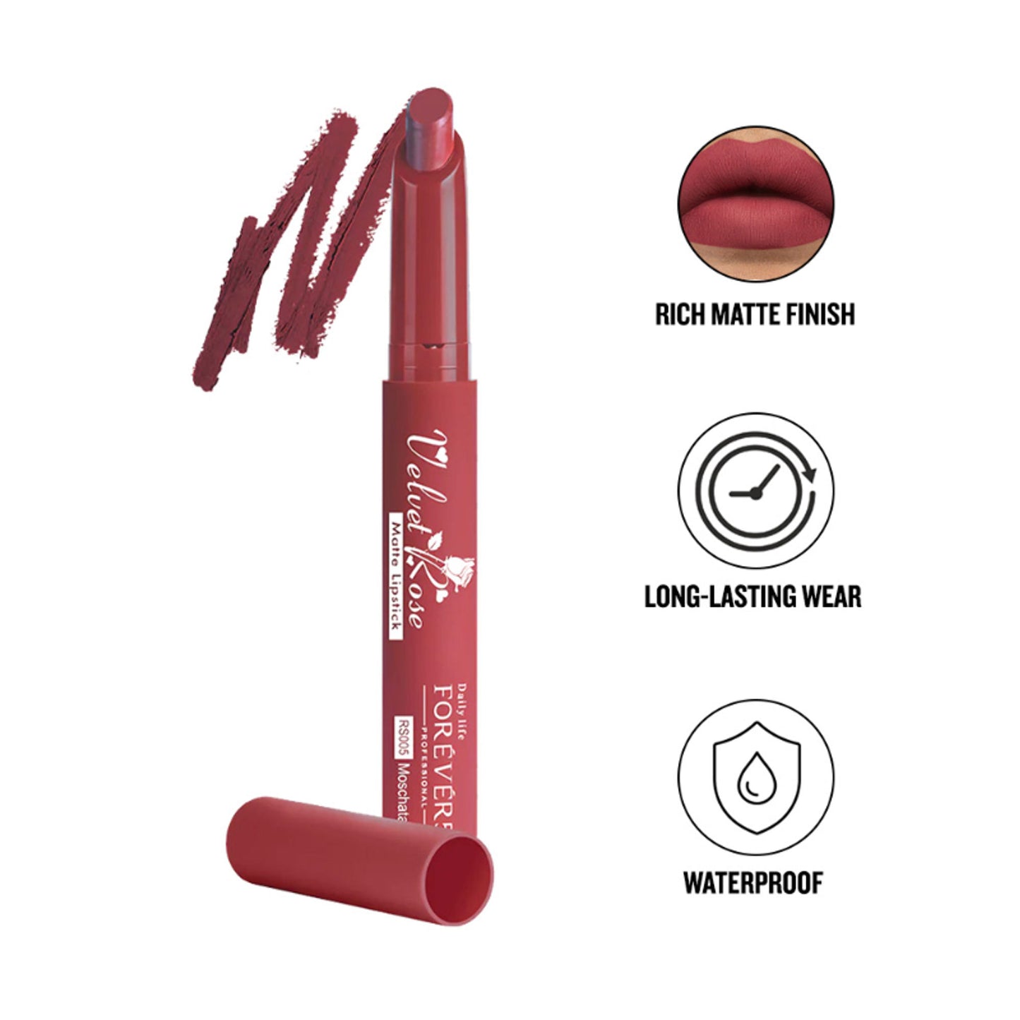 Daily Life Forever52 Velvet Rose Matte Lipstick - RS005 Moschata