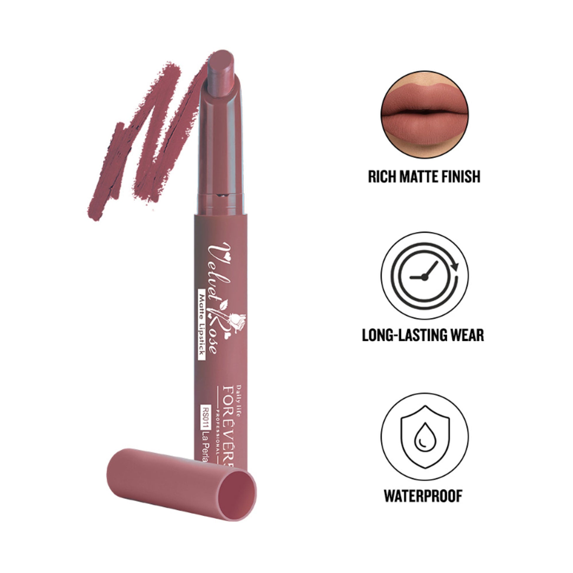 Daily Life Forever52 Velvet Rose Matte Lipstick - RS011 La Perla