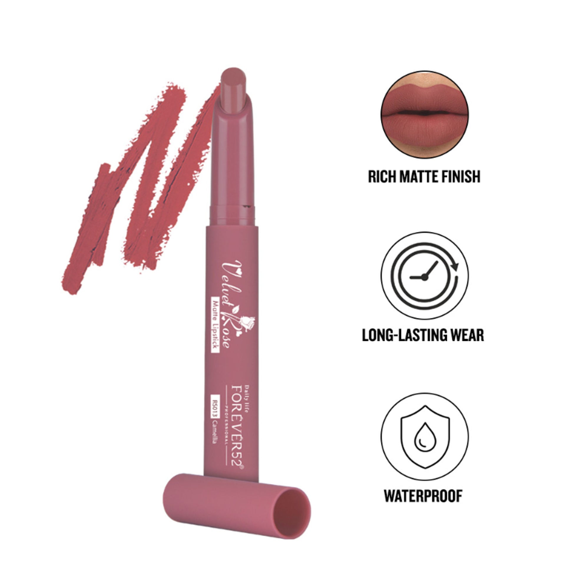 Daily Life Forever52 Velvet Rose Matte Lipstick - Camellia