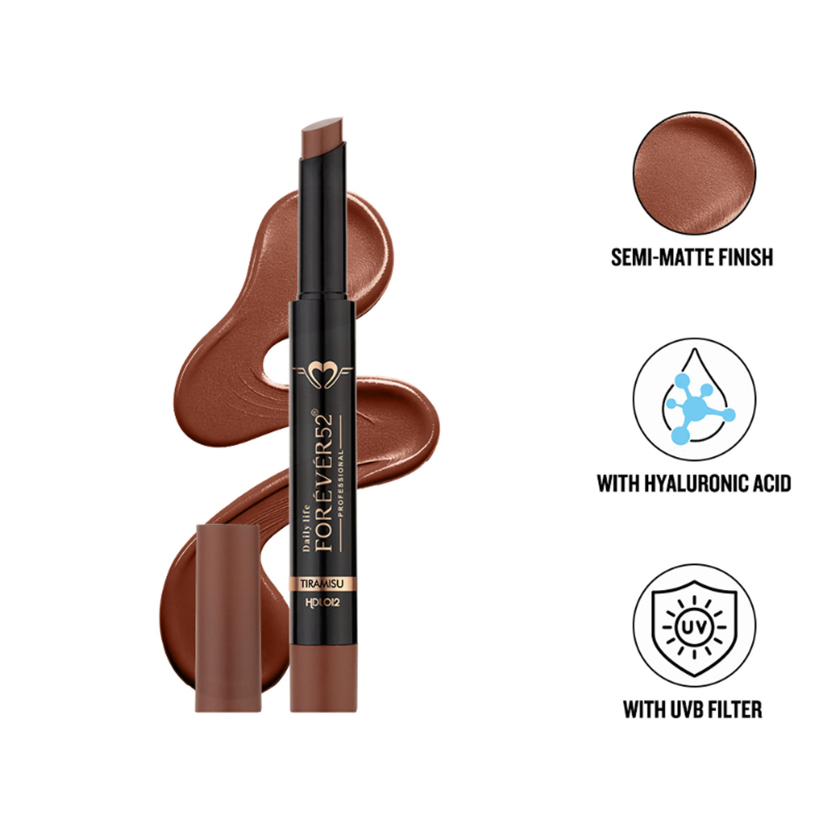 Daily Life Forever52 Hydra Lips Semi Matte Lipstick - Tiramisu-12