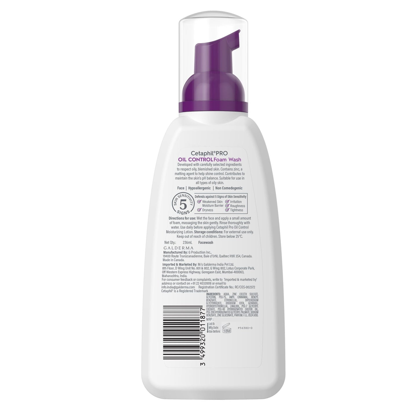 Cetaphil Pro Oil Control Foam Wash