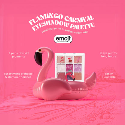 Pigment Play X Emoji Eyeshadow Palette - Flamingo Carnival