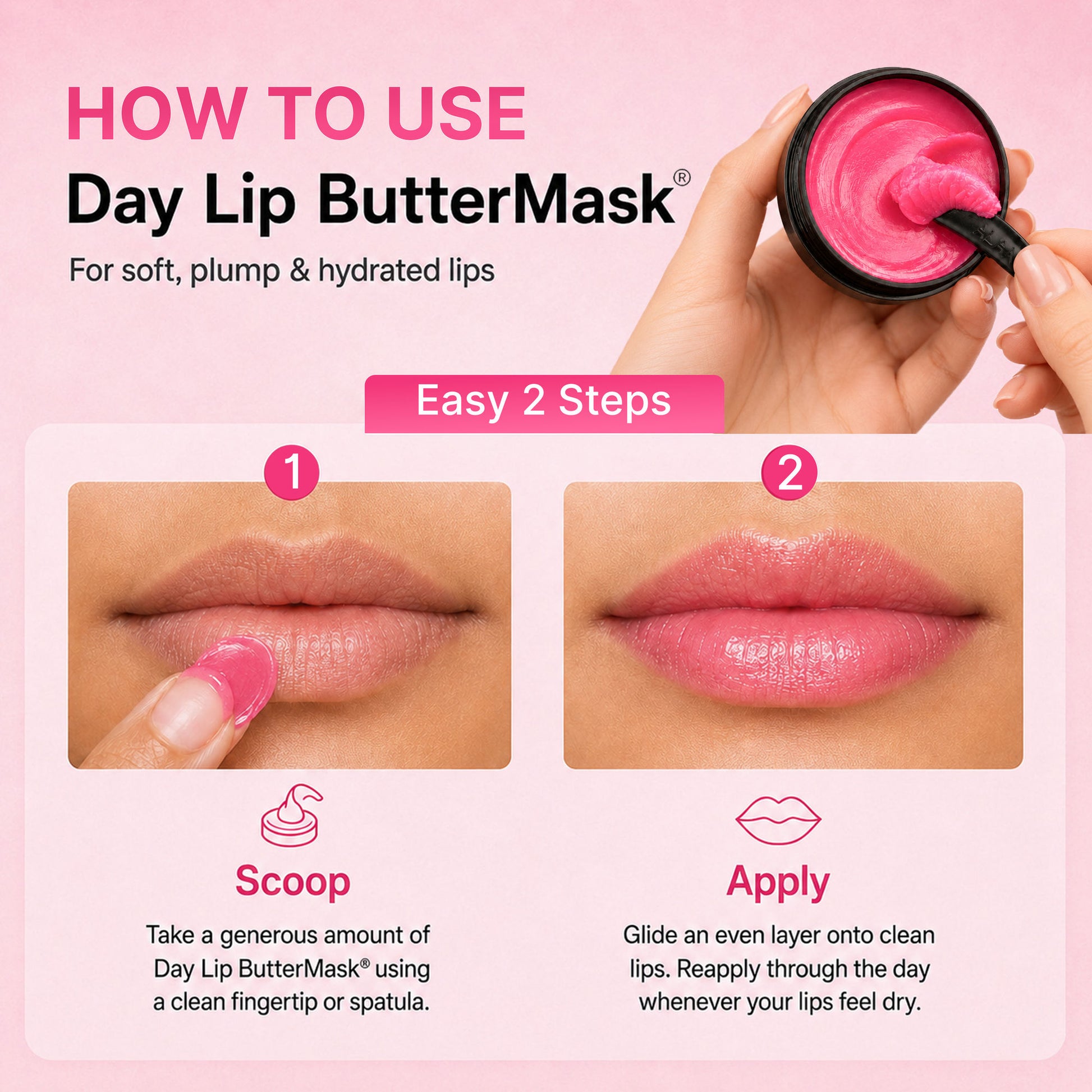 ALANNA Day Lip ButterMask, Moisturizing Daytime Lip Care, For Dark & Dry Pigmented Lips