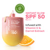 Earth Rhythm Rosy Ritual Glow Tinted Sunscreen In Vivo Tested SPF 50 PA ++++ with Vitamin C - Vanilla_Light