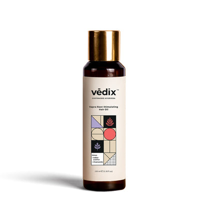 Vedix Hair Oil- Dry Scalp & Wavy Hair - Vapra Root Stimulating Hair Oil