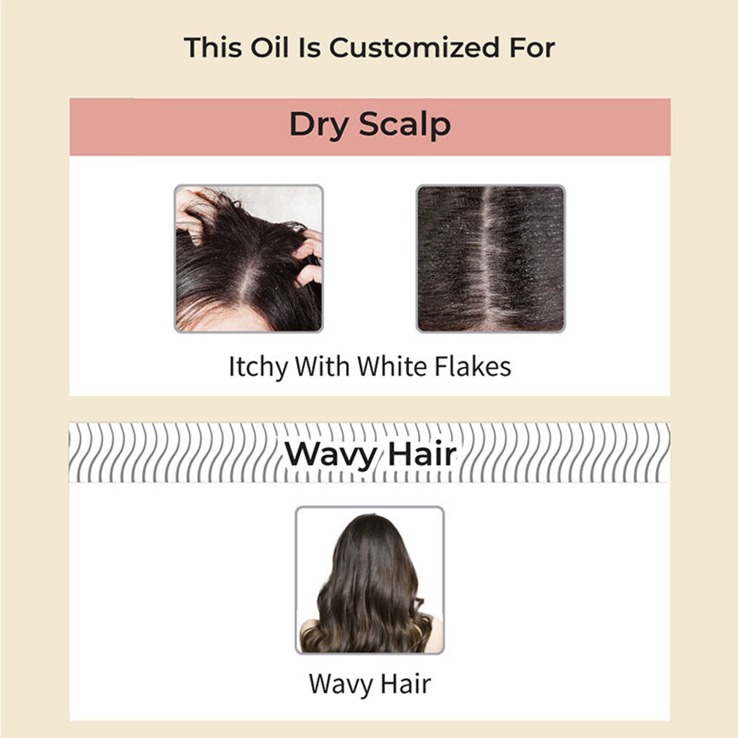 Vedix Hair Oil- Dry Scalp & Wavy Hair - Vapra Root Stimulating Hair Oil