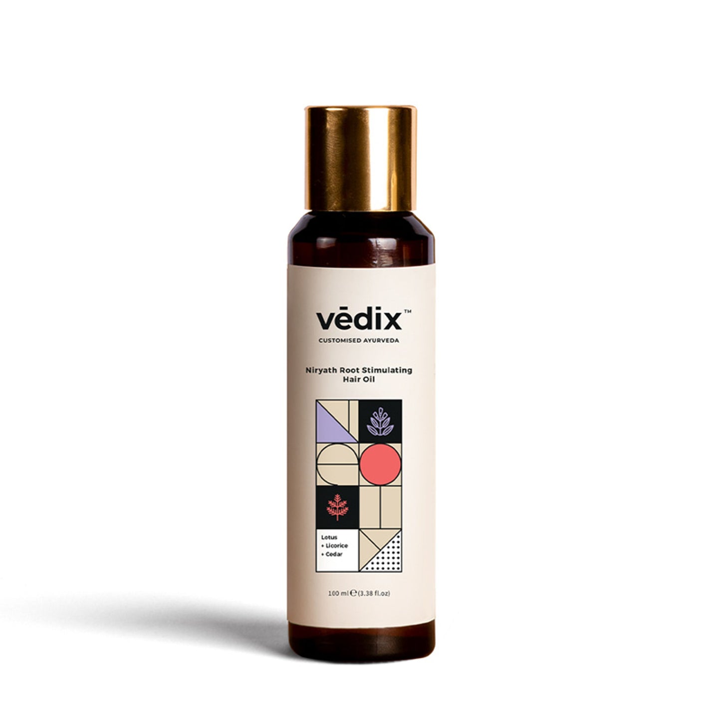 Vedix Hair Oil Dry Scalp & Straight Hair - Niryath Root Stimulating Hair Oil