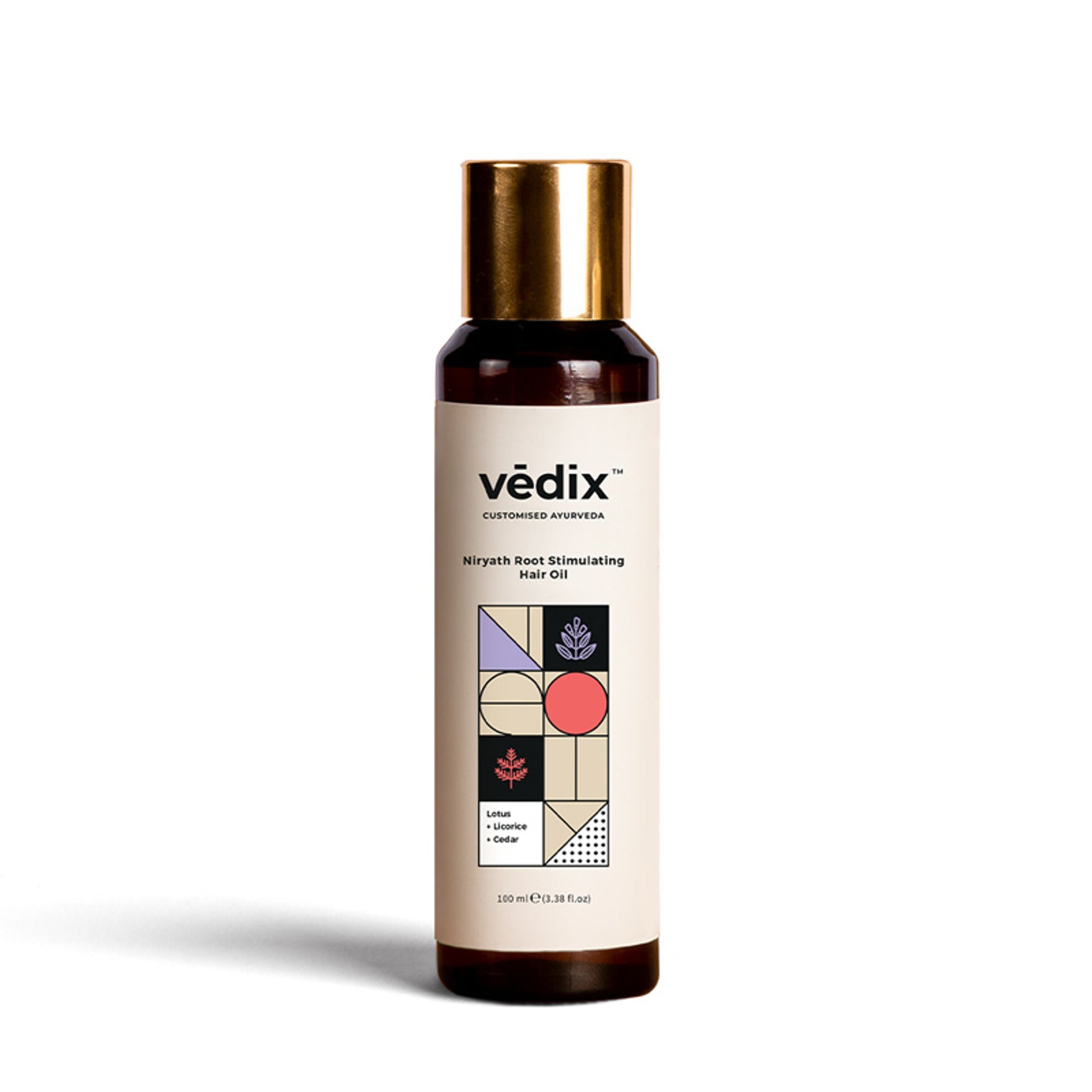 Vedix Hair Oil Dry Scalp & Straight Hair - Niryath Root Stimulating Hair Oil