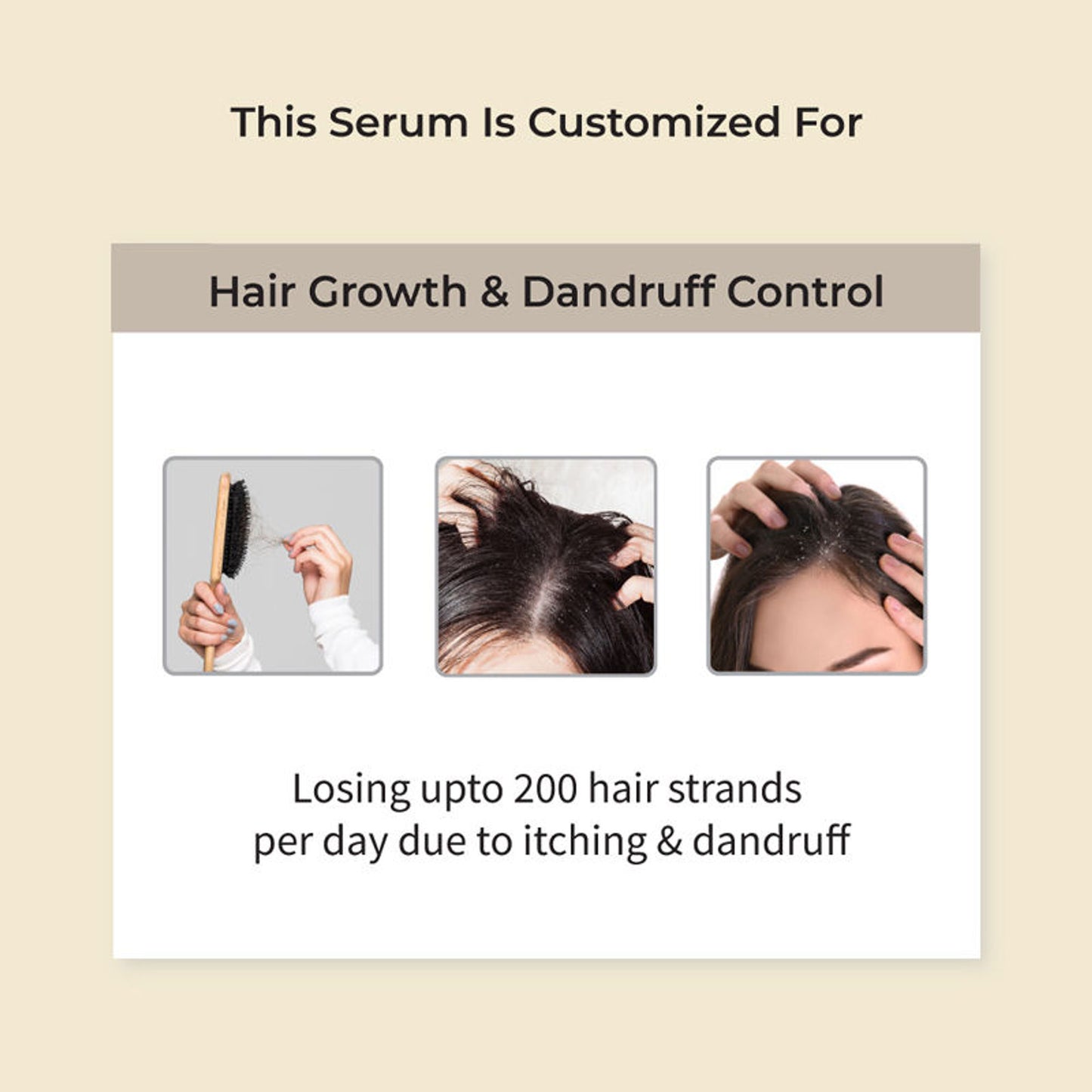 Vedix Nuyantra Pro Hair Growth Serum With Dandruff Care Neem + Tulsi + Bhringraj