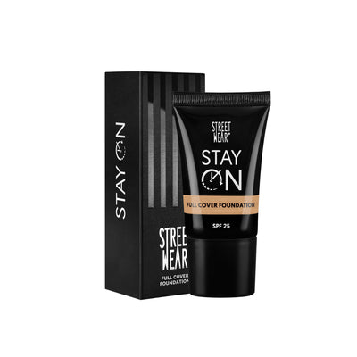 Street Wear Stay On Full Cover Foundation - Rose Beige