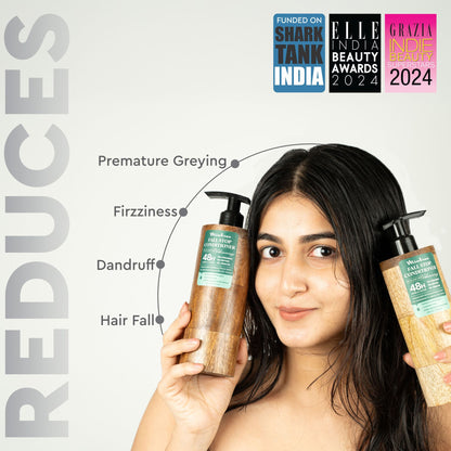 Mintree Organic Anti Hair Fall Conditioner - Ceramide&Rosemary Oil for Dry&Frizzy Hair|For Men&Women
