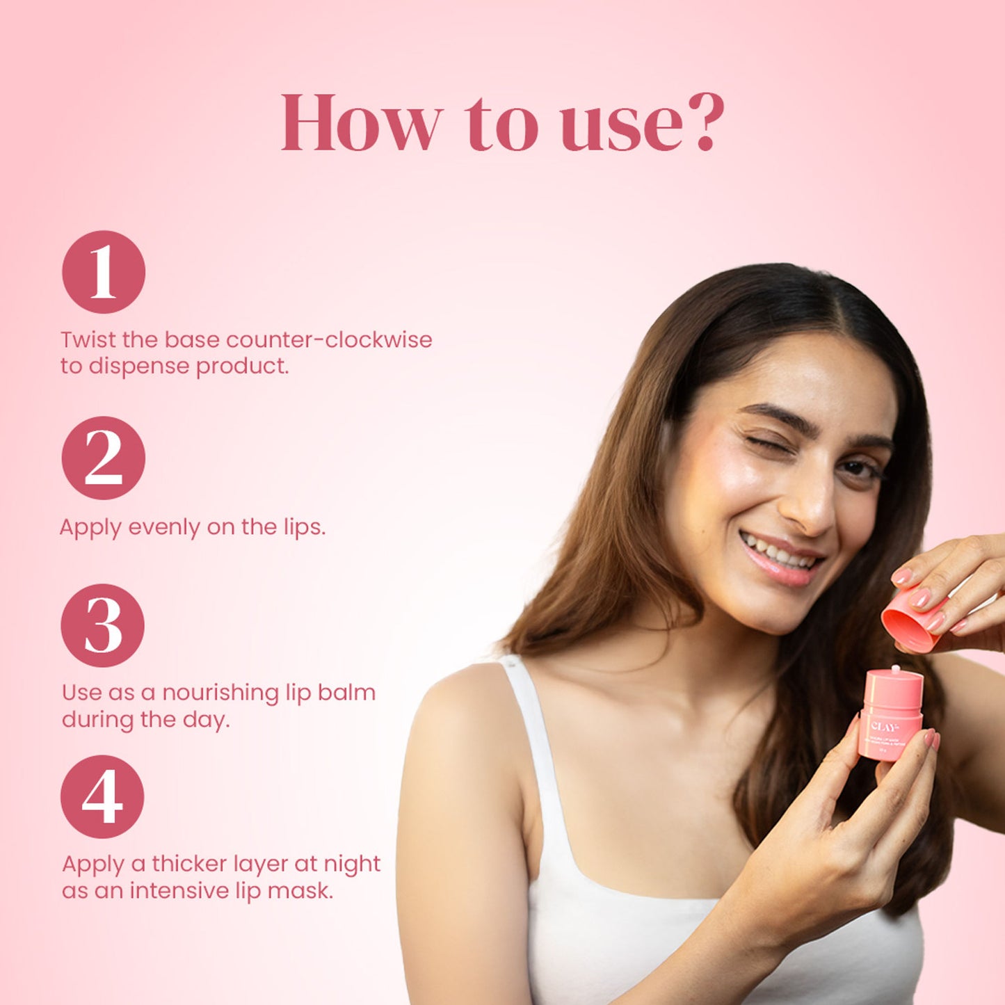 ClayCo Sakura Lip Mask With PDRN & Peptide