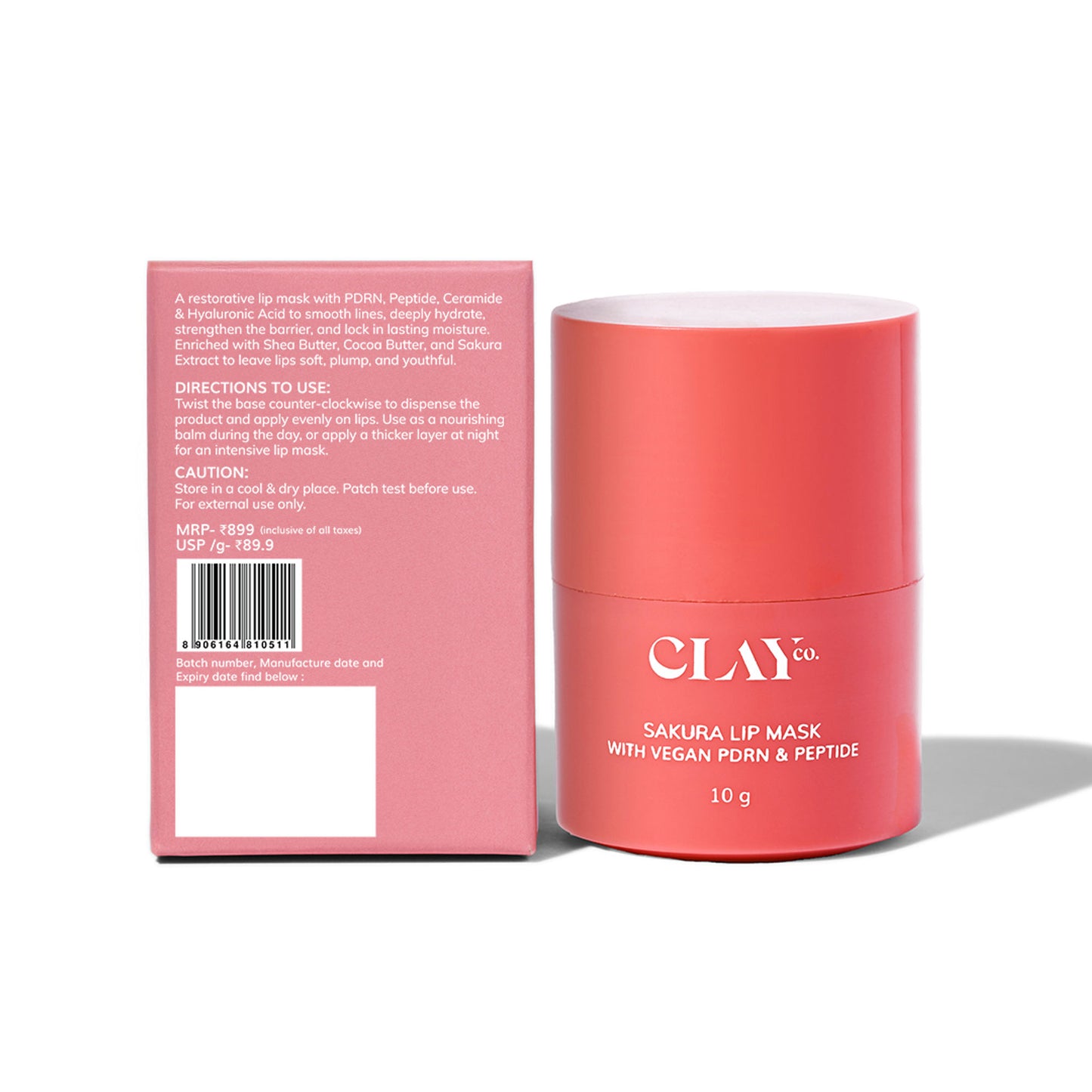 ClayCo Sakura Lip Mask With PDRN & Peptide