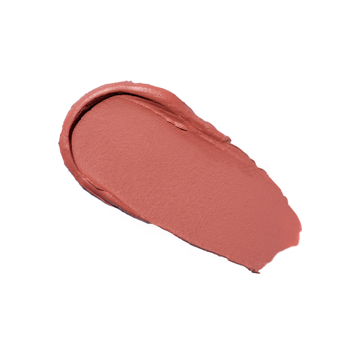 Anastasia Beverly Hills matte lipstick in Blush Brown, showing the lipstick tube and swatch on a neutral background.