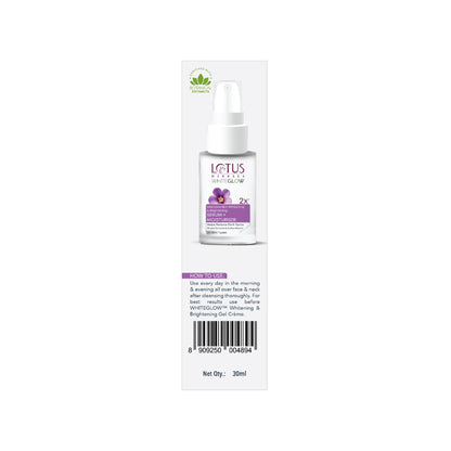 Lotus Herbals WhiteGlow Intensive Skin Whitening & Brightening Serum + Moisturiser,Reduce Dark Spots