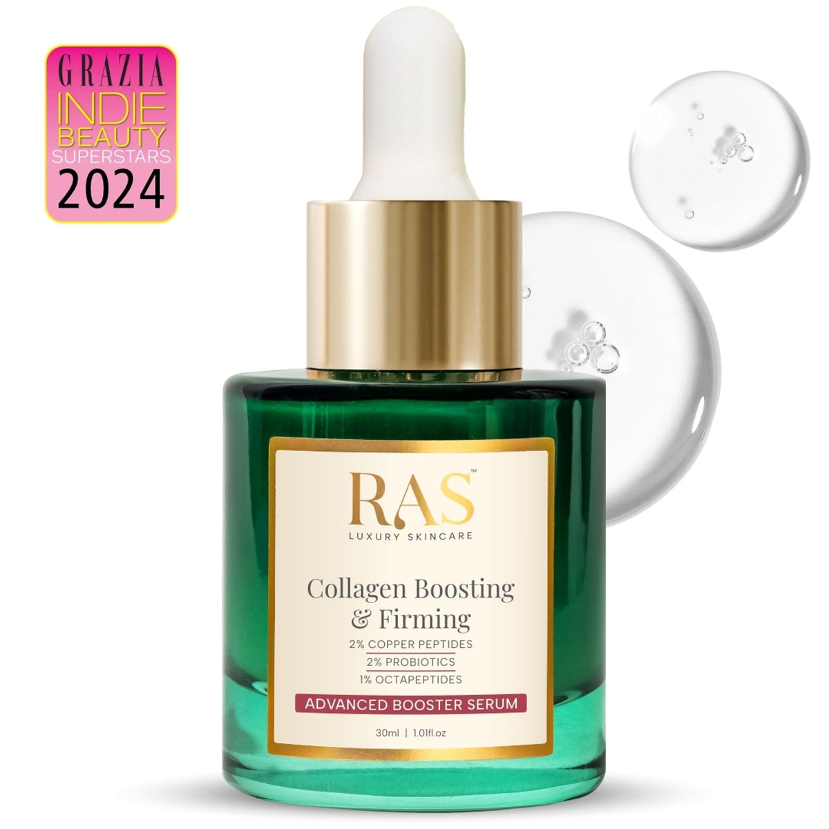 RAS Luxury Oils Collagen Boosting & Firming Advanced Booster Serum