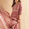 Dhiyona IE Women Floral Printed Pure Cotton Kurta with Trouser & With Dupatta