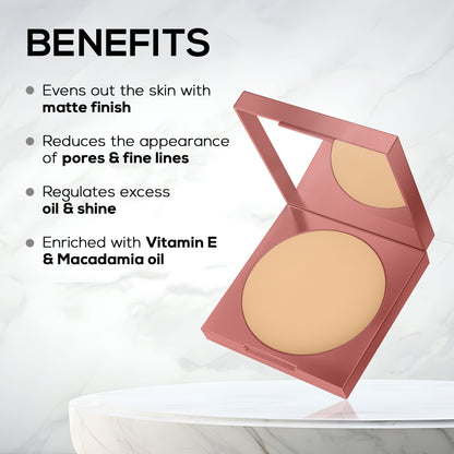 Renee Cosmetics PRO Power Puff Compact Powder - 040 Admire