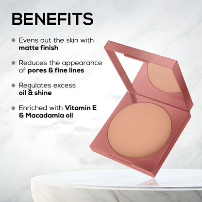 Renee Cosmetics PRO Power Puff Compact Powder - 050 Explore
