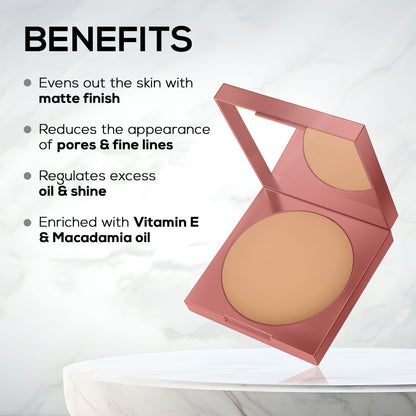 Renee Cosmetics PRO Power Puff Compact Powder - 060 Strength