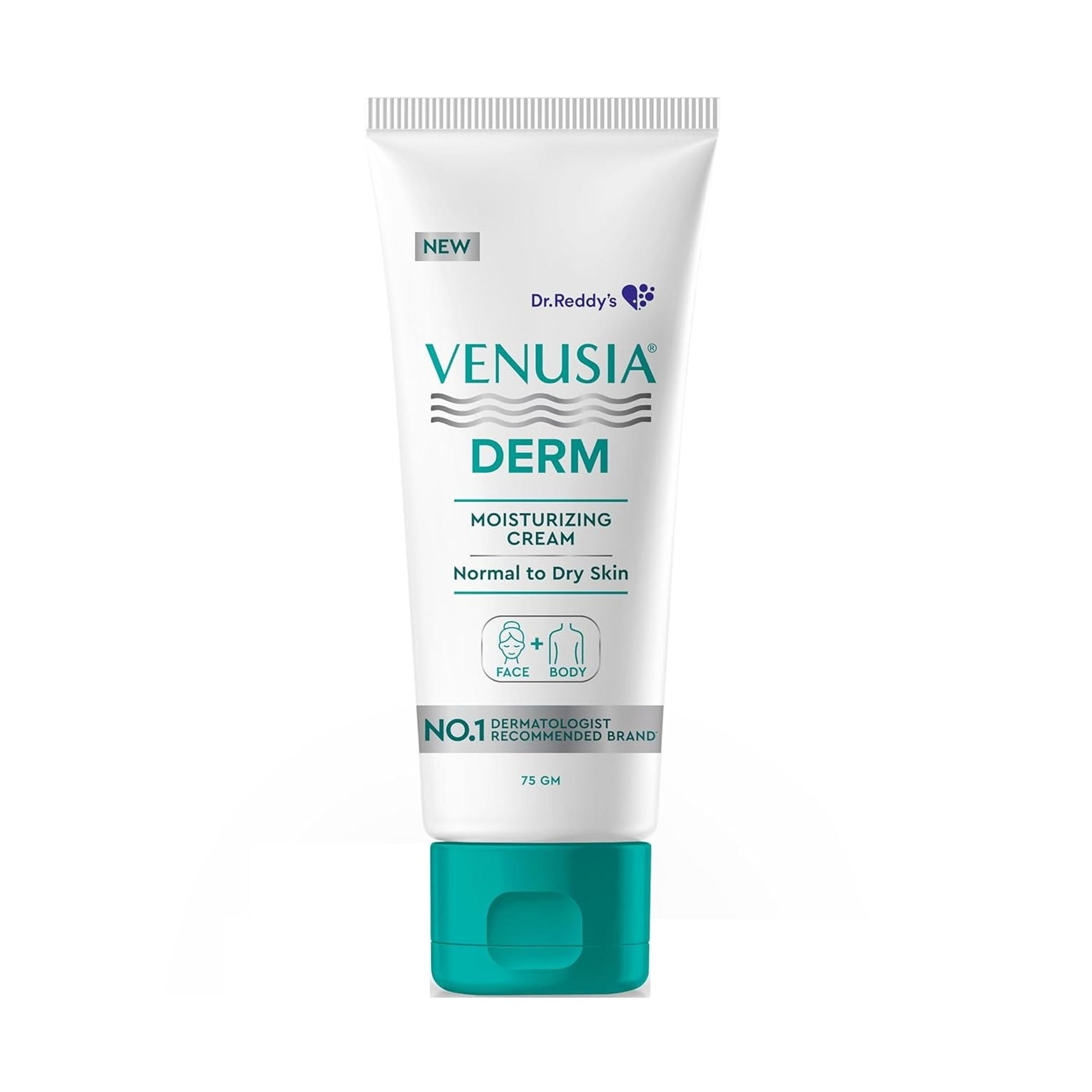 Venusia Derm Moisturizing Lotion | 24-hour Intense Hydration| |Hypoallergenic | 75g