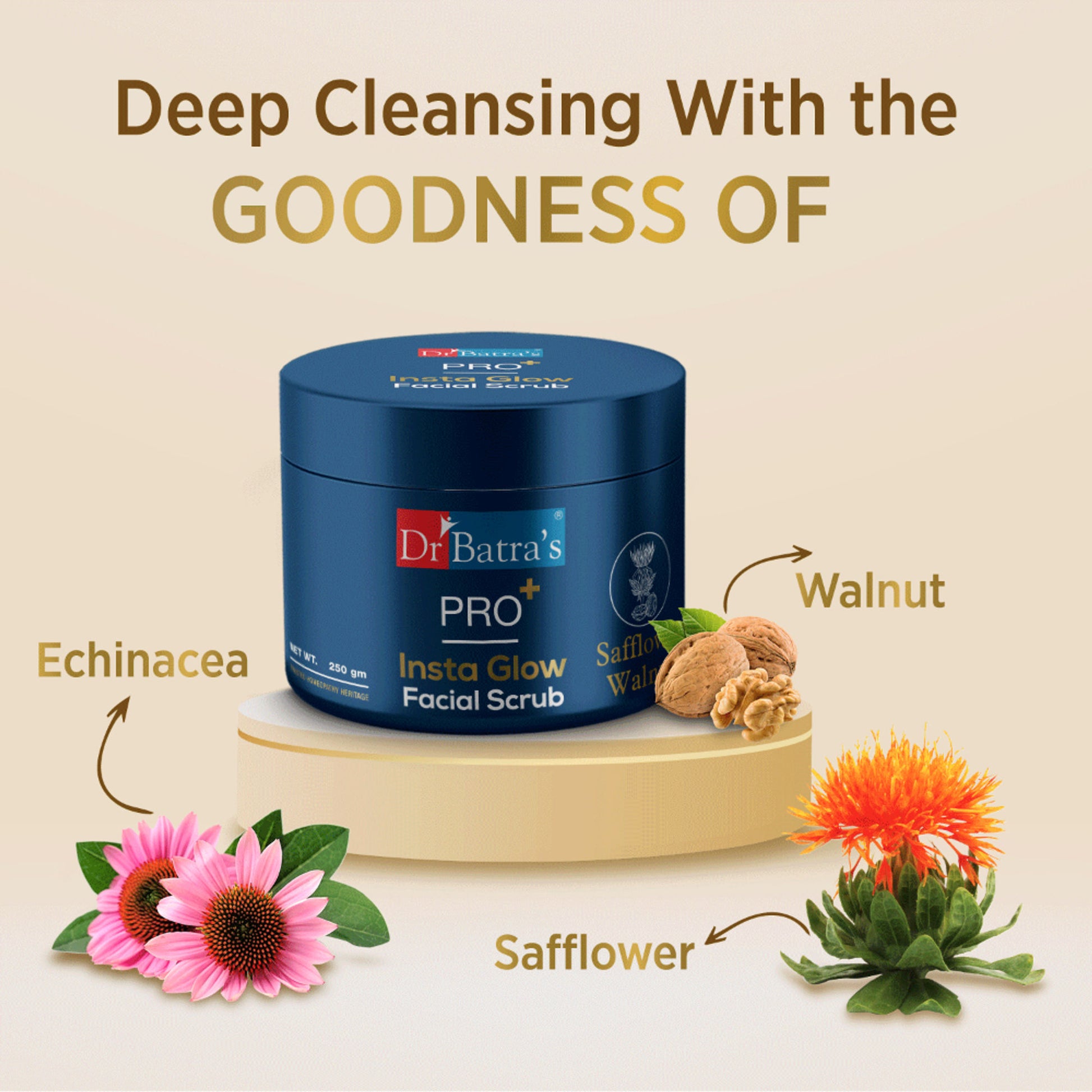 Dr.Batra's Pro+ Insta Glow Facial Scrub