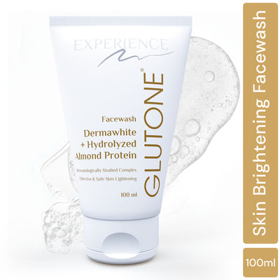 Glutone Face Wash With Dermawhite And Hydrolysed Almonds For Brighter & Radiant Skin