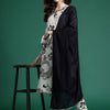 Dhiyona IE Women Floral Printed Regular Beads and Stones Pure Cotton Kurta with Trousers & With Dupatta