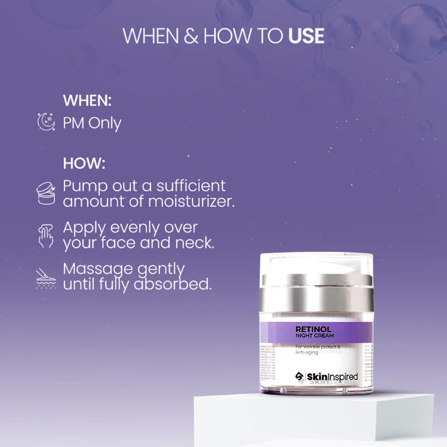 SkinInspired Retinol Night Cream