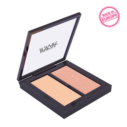 Nykaa Cosmetics Glow Getter Highlighting & Illuminating Duo Palette - 24K Glam 01