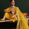 Indyancart IE Women Floral Embroidered Regular Thread Work Kurta with Trousers & With Dupatta