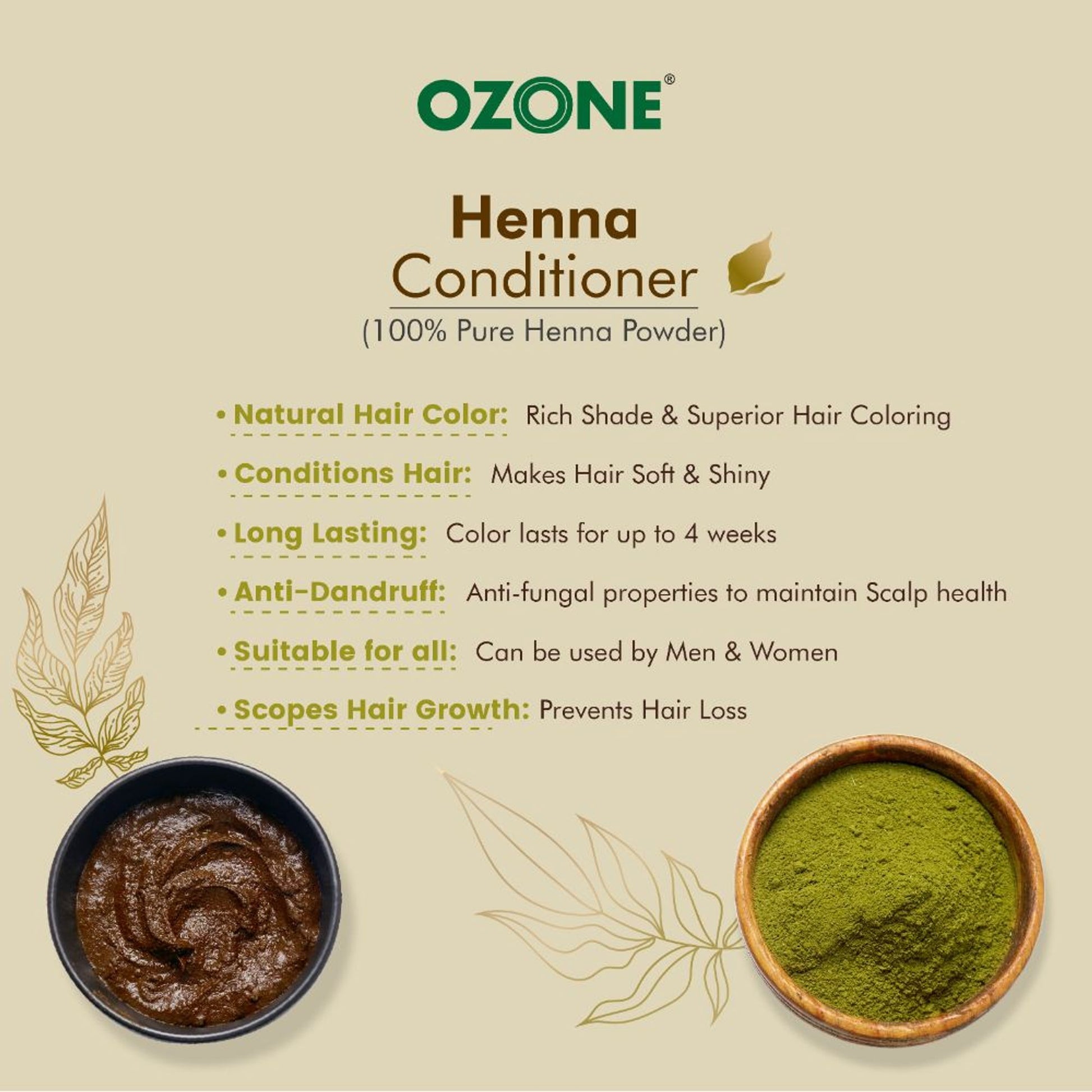 Ozone Henna Hair Conditioner