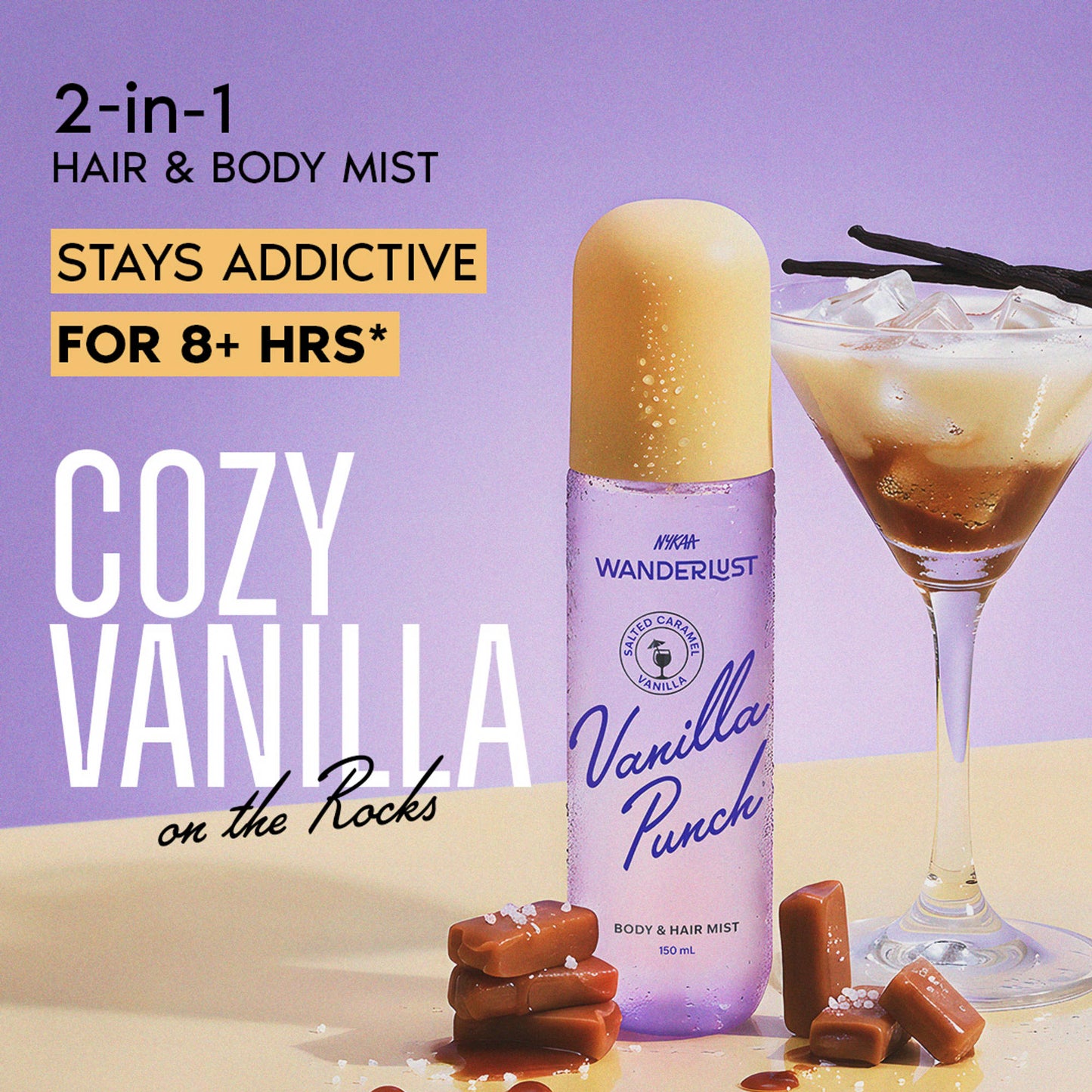 Wanderlust Body & Hair Mist Perfume - Vanilla Punch