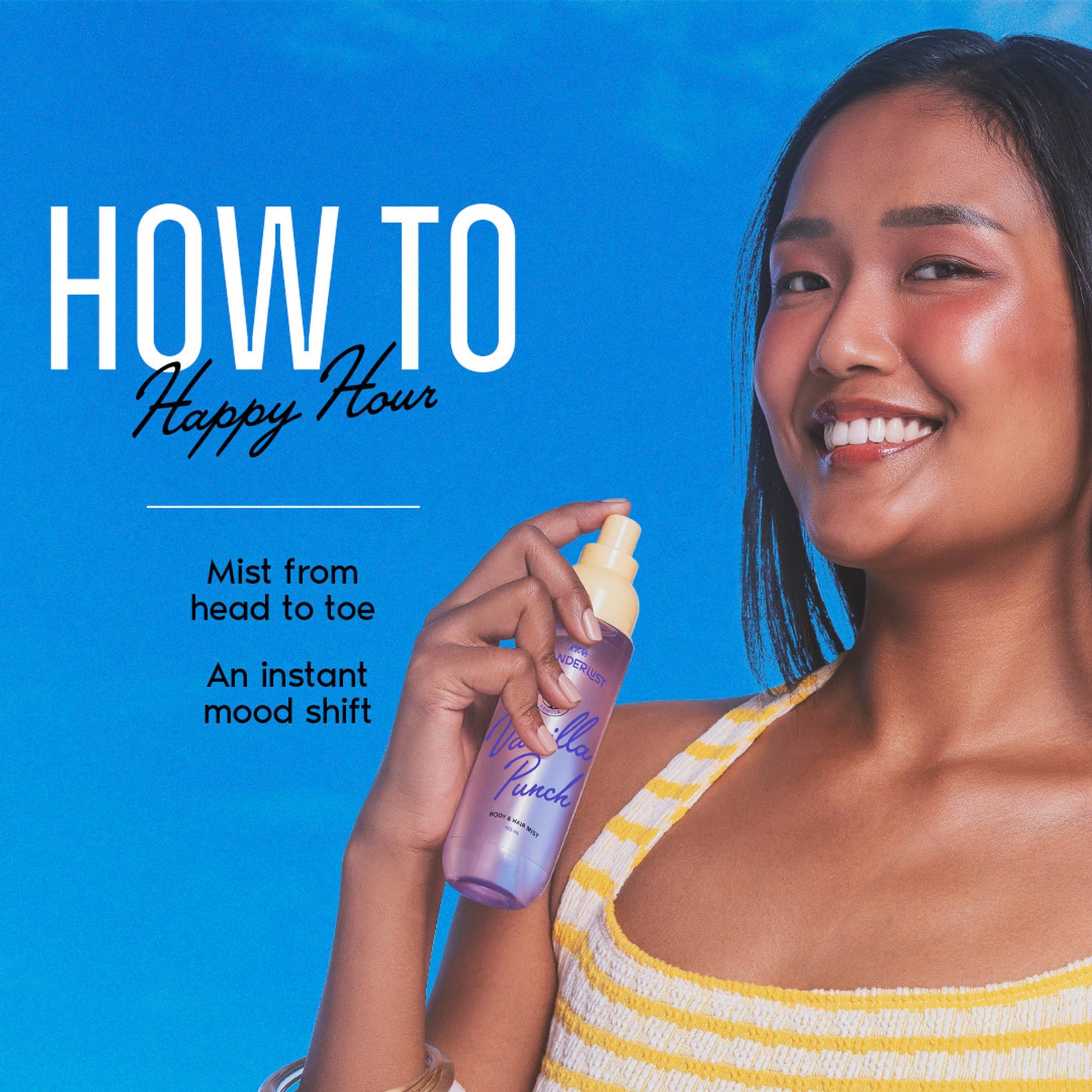 Wanderlust Body & Hair Mist Perfume - Vanilla Punch