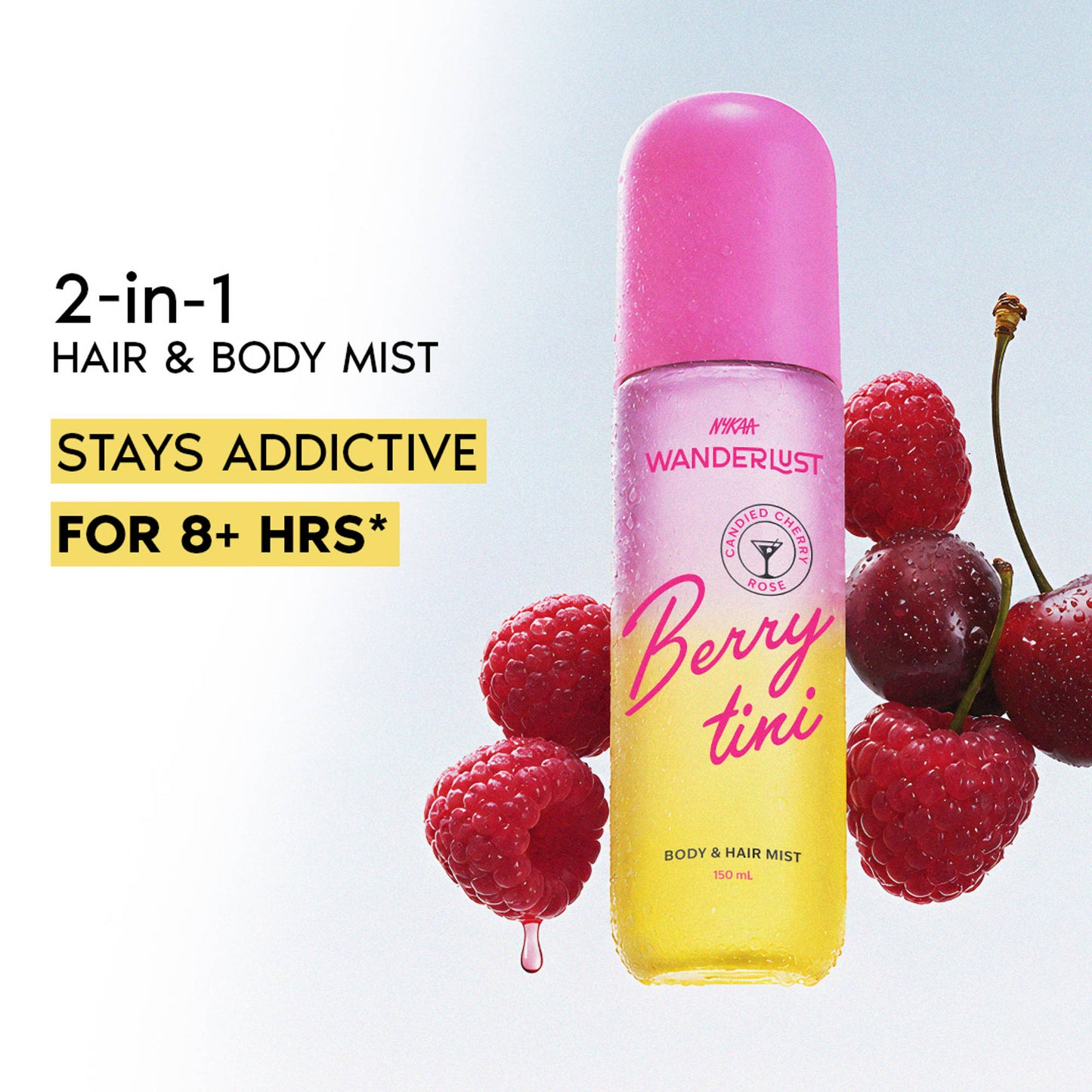 Wanderlust Body & Hair Mist Perfume - Berry Tini